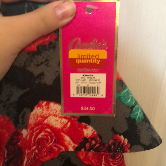 Candies Floral Fitted Skirt - Picture 3 of 3